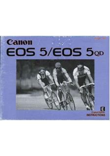 Canon EOS 5 manual. Camera Instructions.